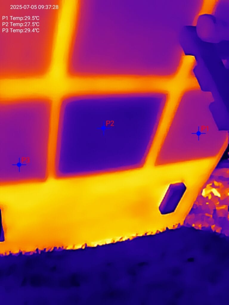 folie przeciwsłoneczne i inne powłoki chłodzącew pełnym słońcu