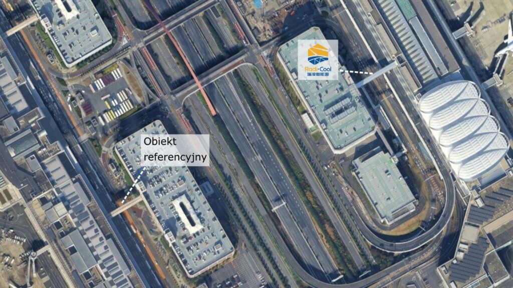 Przejście nr 4 na lotnisku tokyo Haneda pokryte folią chłodzącą Radi-Cool