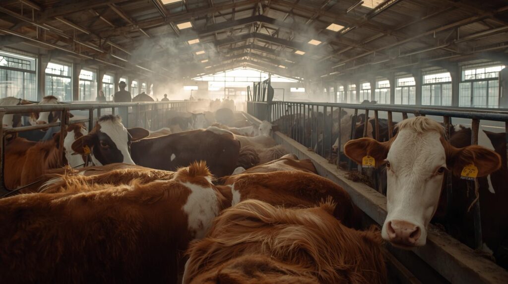 Krowy są narażone na stres cieplny przez coraz więcej dni w roku