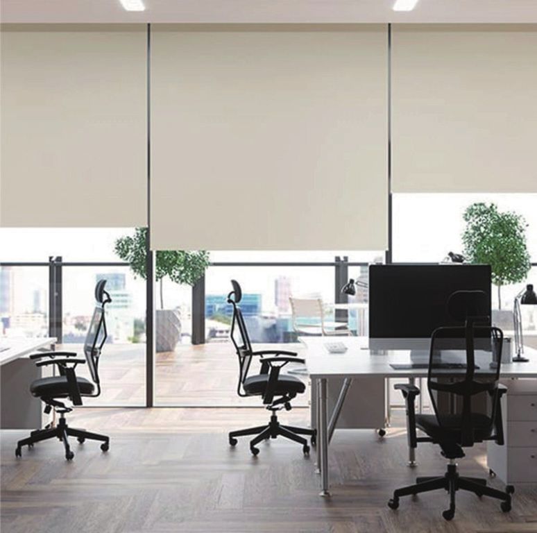 zasłony wykonane z tkaniny chłodzącej Radi Cool